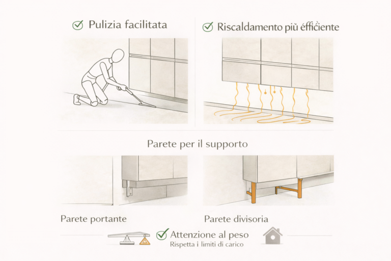 Installazione e vantaggi armadi sospesi